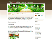 Tablet Screenshot of earthdivasblog.com